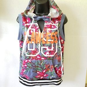 Love Sleeveless Hoodie